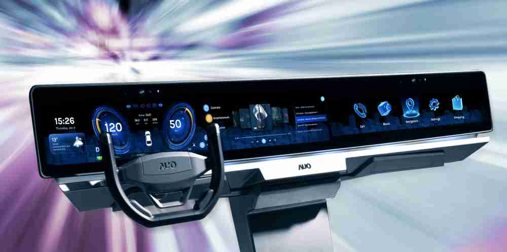 龙门国际开拓前瞻显示技术创新应用，，结合优异整合设计能力，，，开发智能车载FIDM Plus一体化显示方案，，让驾驶操作与车内娱乐体验再进化